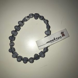 Light Blue Monkey Bracelet